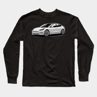 Model 3 (White) Long Sleeve T-Shirt